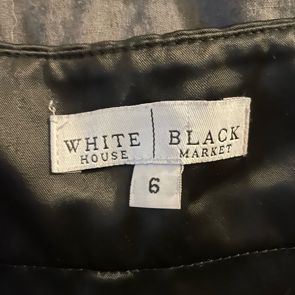 White House Black Market satin dress pant